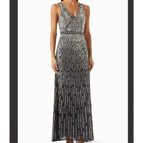 Mac Duggal 5483 - Sleeveless Sequin Evening Dress size 12 NWT - Picture 3 of 8